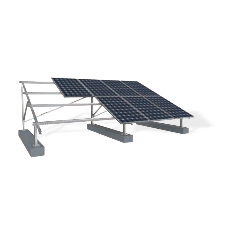 Sistema de montagem fotovoltaica de aço tipo C para usina fotovoltaica terrestre