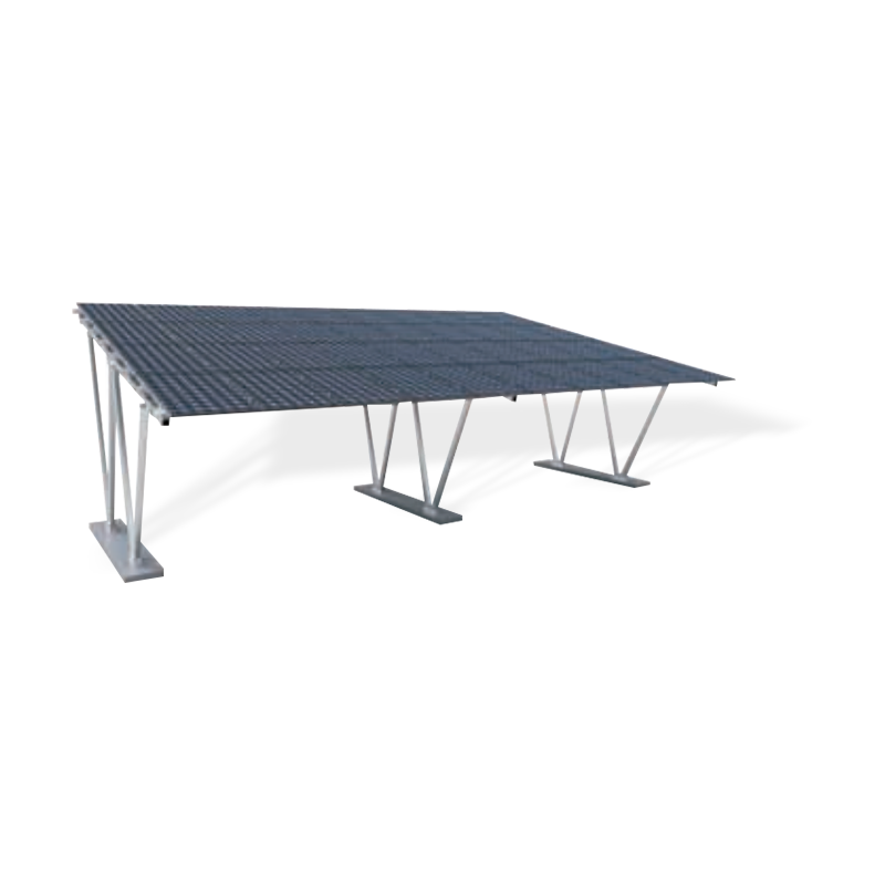Sistema de montagem fotovoltaica de galpão