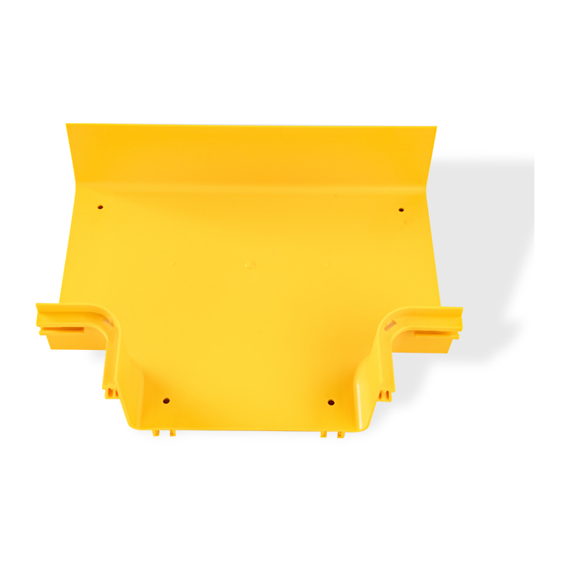T horizontal de PVC retardador de chama padrão UL94 FV-0 para bandeja de cabos de fibra