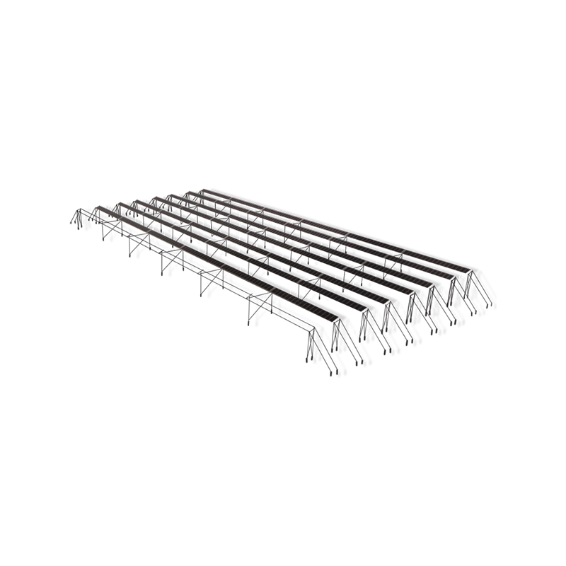 Sistema de aterramento solar Suporte fixo flexível de aço galvanizado